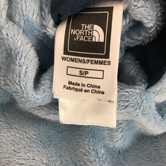 North Face Insulated Heavy Fur Lined Zip Reversible Jacket Coat Shady Blue sz S - Picture 10 of 16